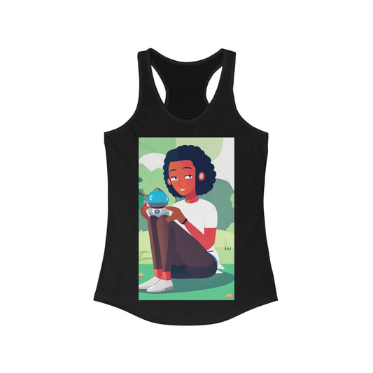 Robots in the Park Women's Ideal Racerback Tank