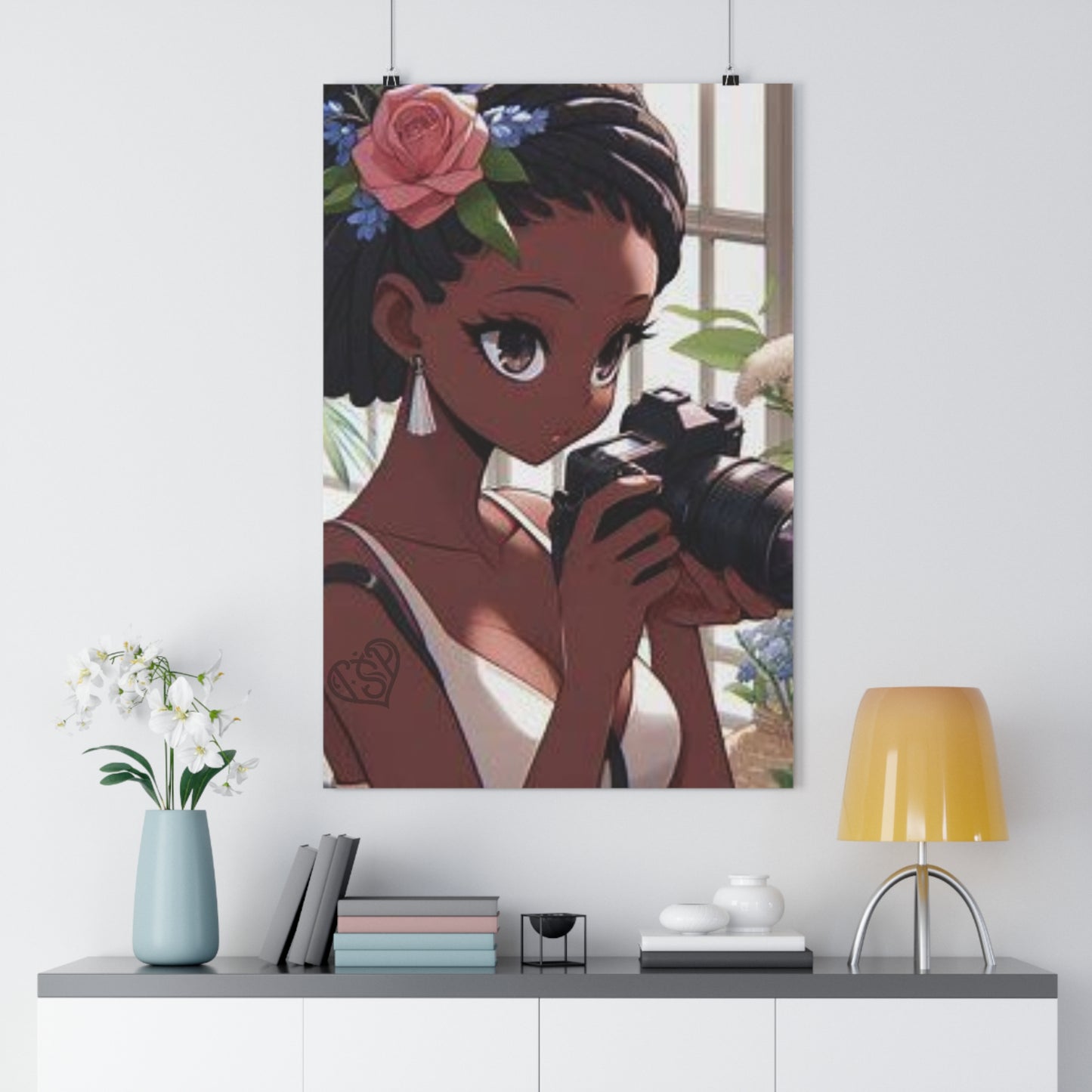 #flowerGirl Giclée Art Print