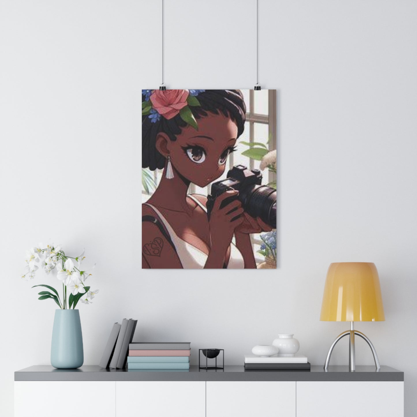 #flowerGirl Giclée Art Print