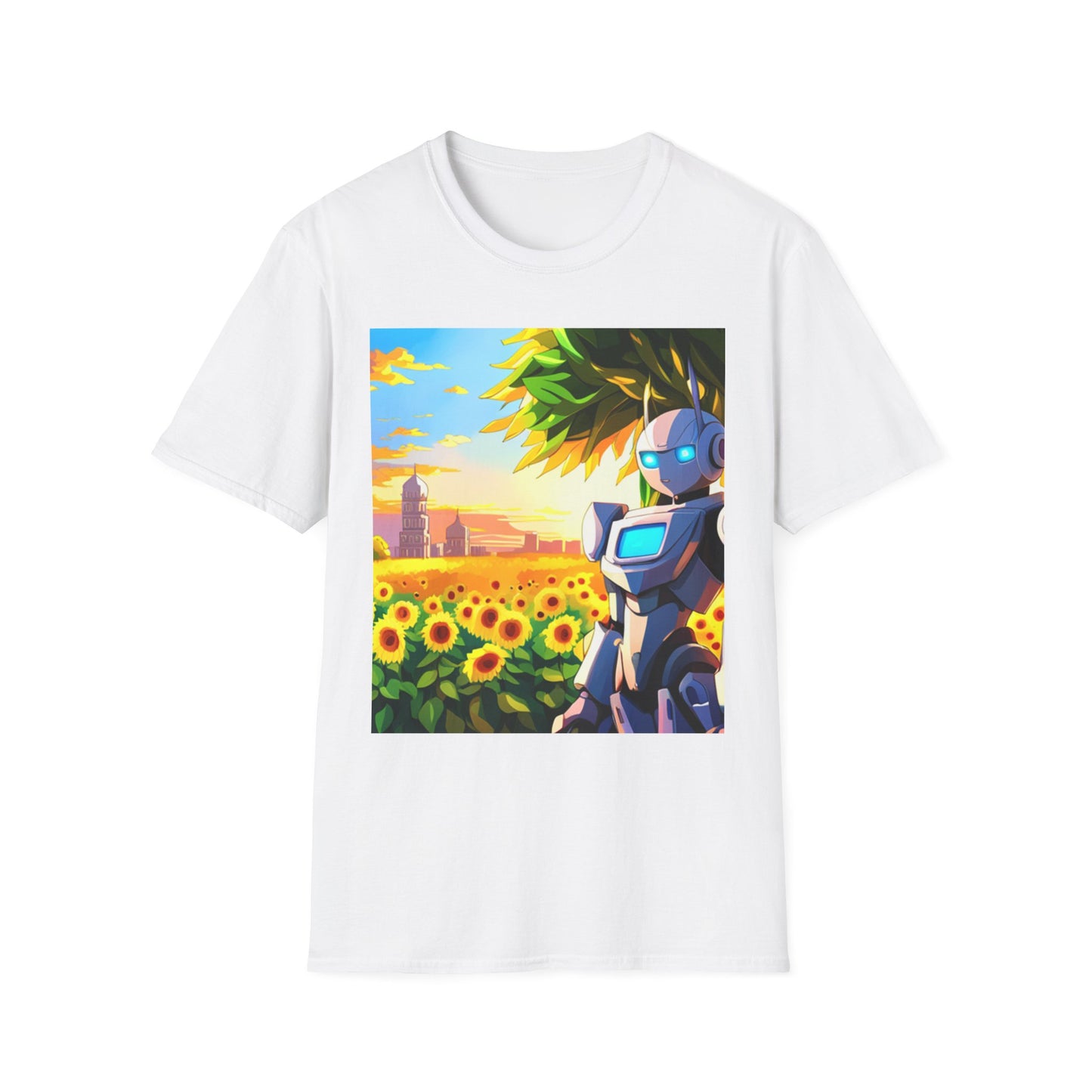 Robot in the Park Unisex Softstyle T-Shirt