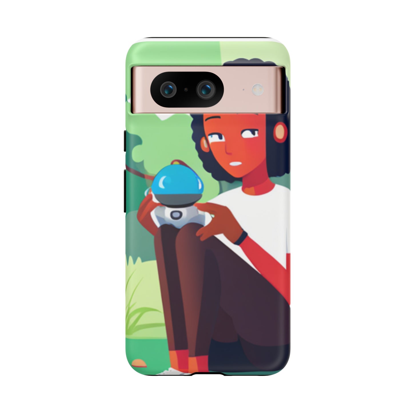 Robots in the Park Phone Cases