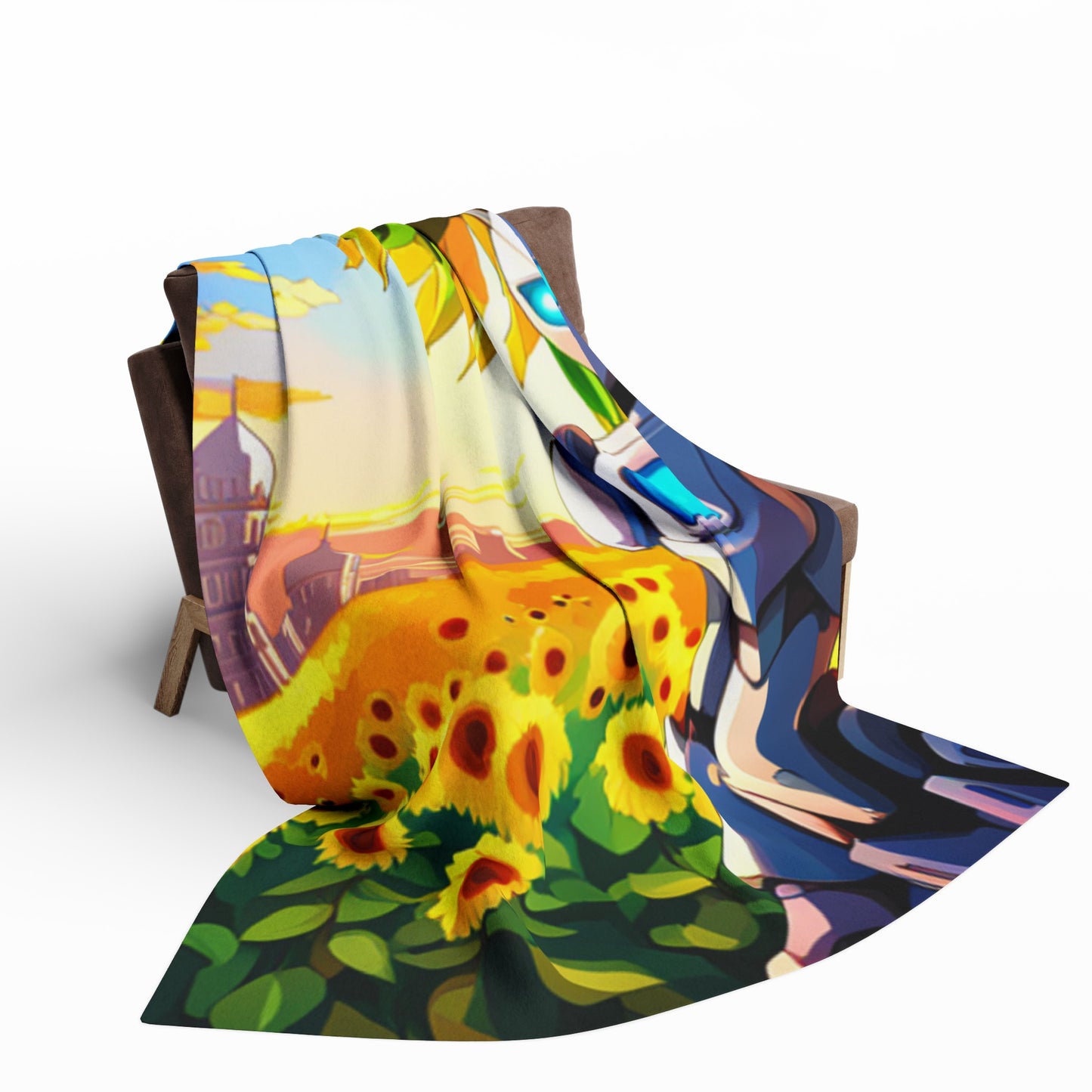 Robots in the Park Arctic Fleece Blanket