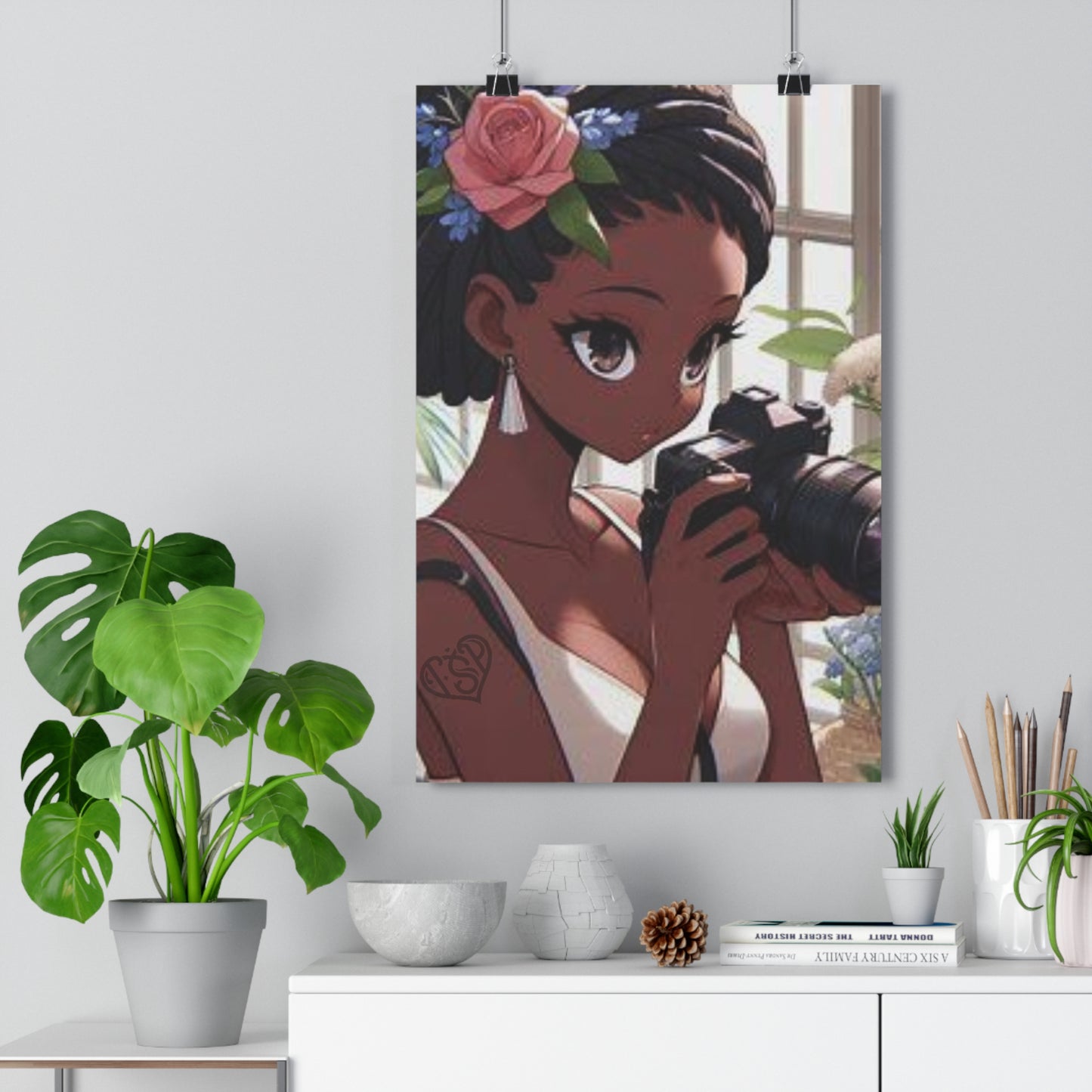 #flowerGirl Giclée Art Print