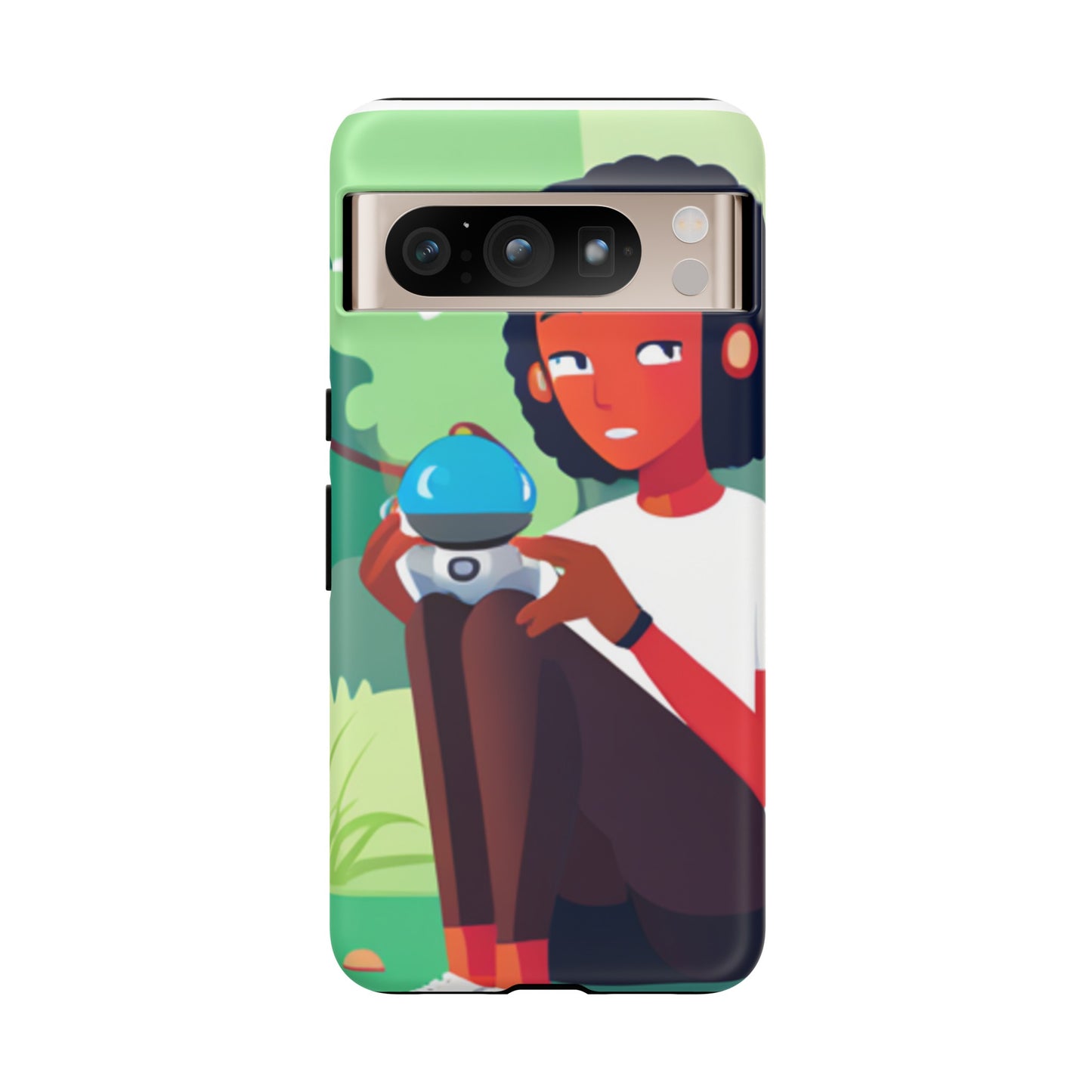 Robots in the Park Phone Cases