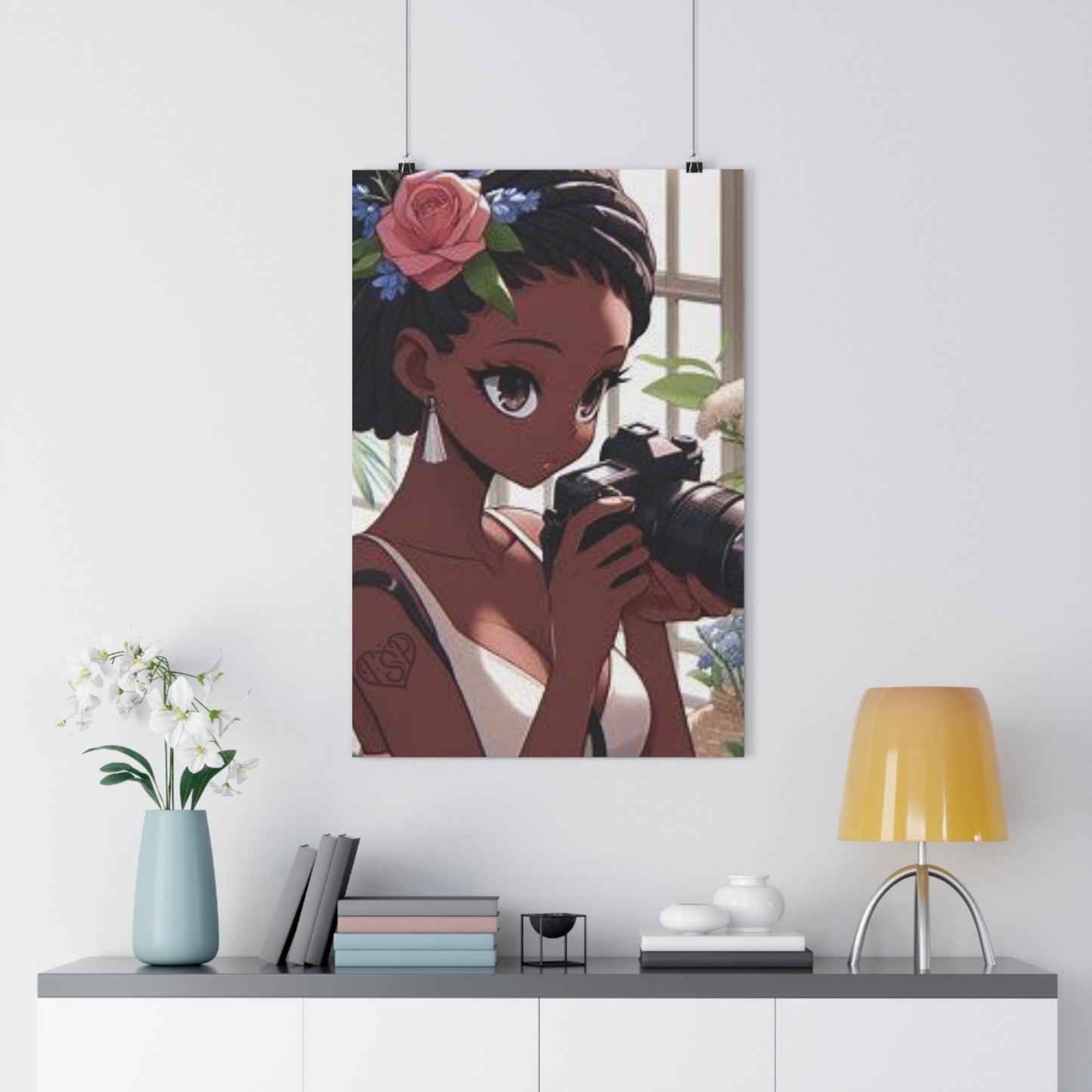 #flowerGirl Giclée Art Print