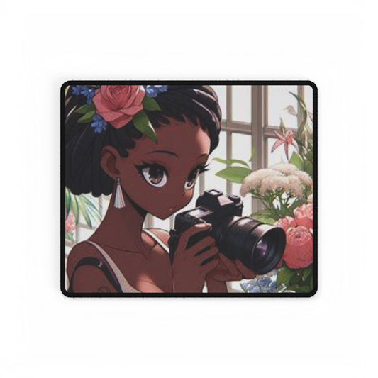 #flowerGirl Desk Mats